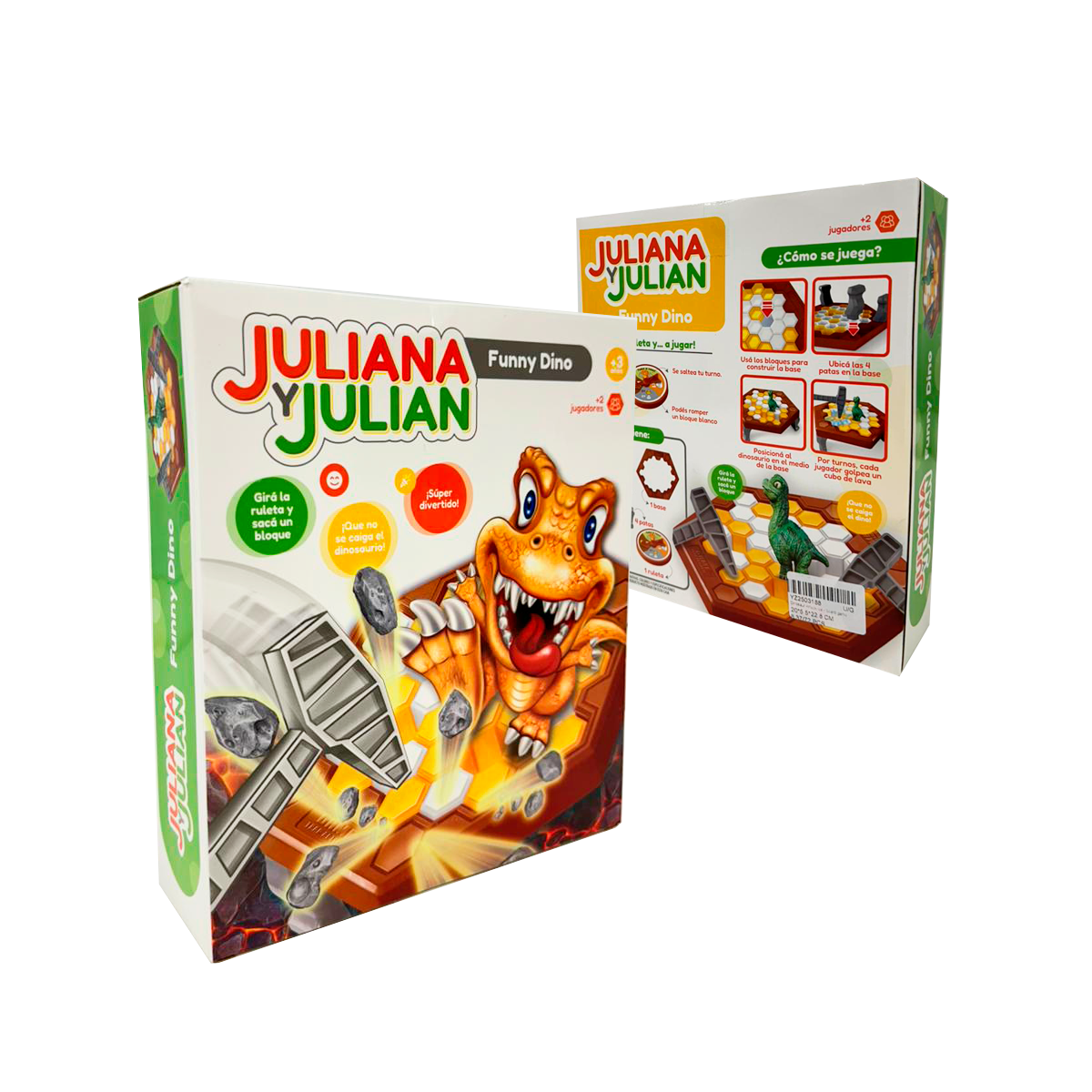 Juliana y Julián Funny Dino