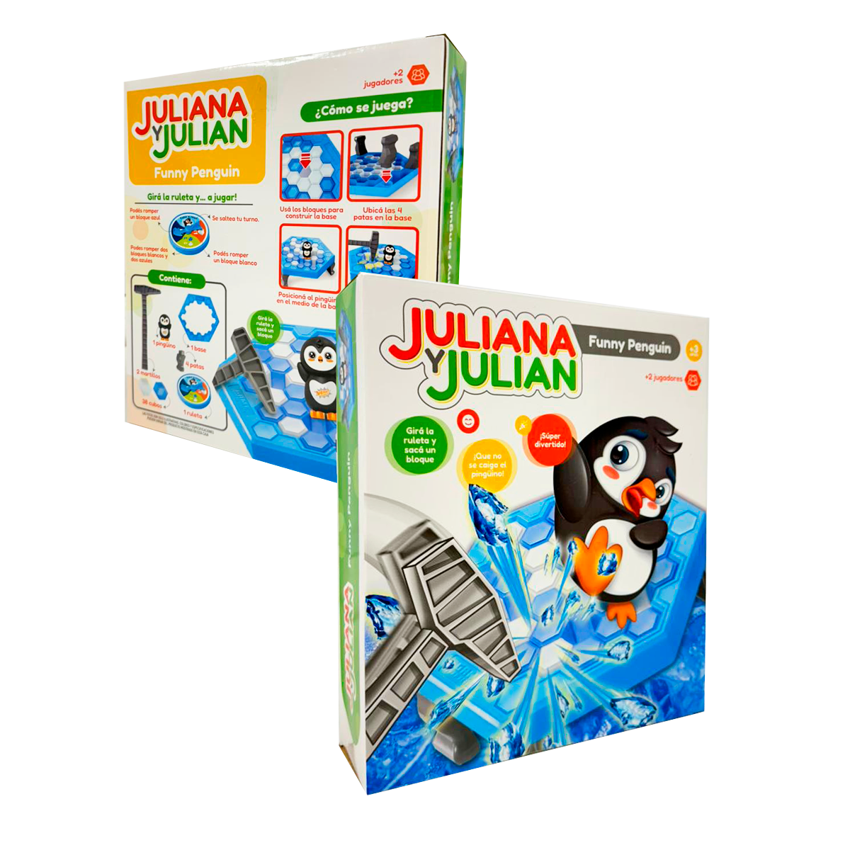 Juliana y Julian Funny Penguin