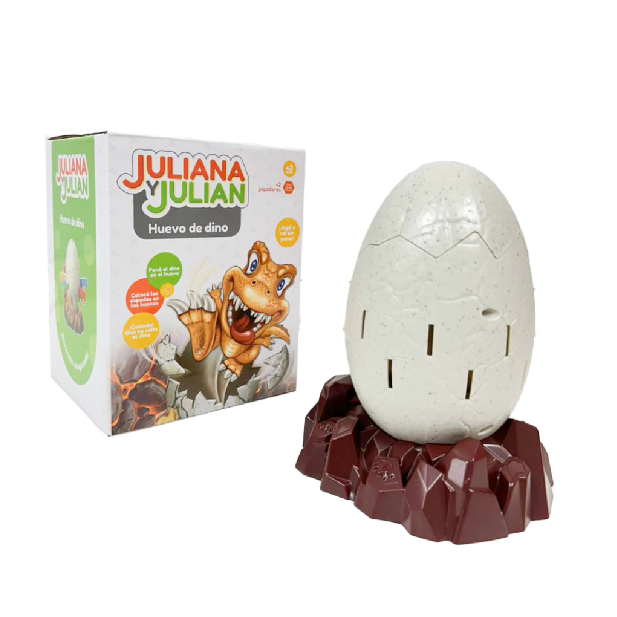 Juliana y Julián Huevo de Dino