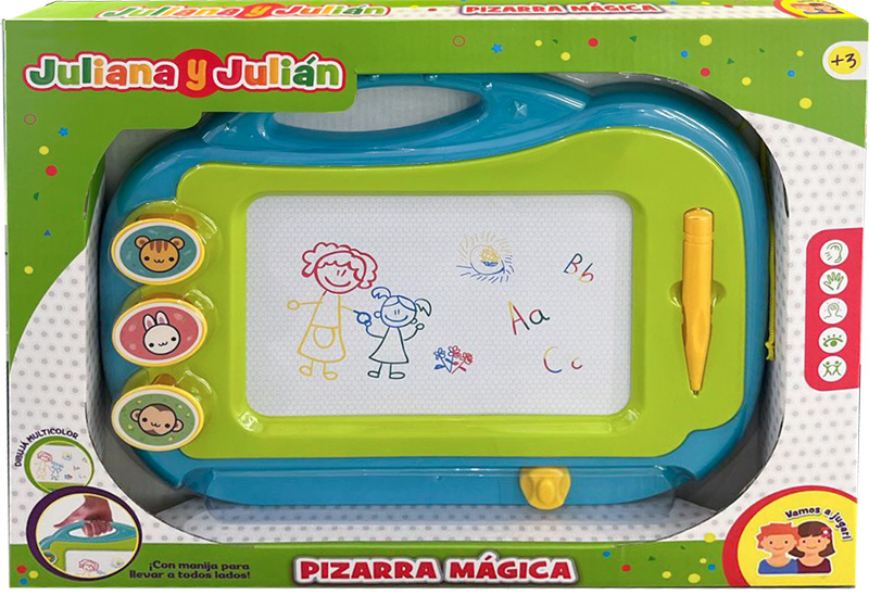 JULIANA Y JULIÁN PIZARRA MÁGICA