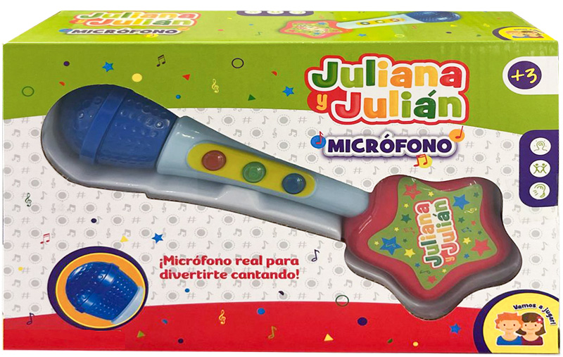 JULIANA Y JULIÁN MICRÓFONO