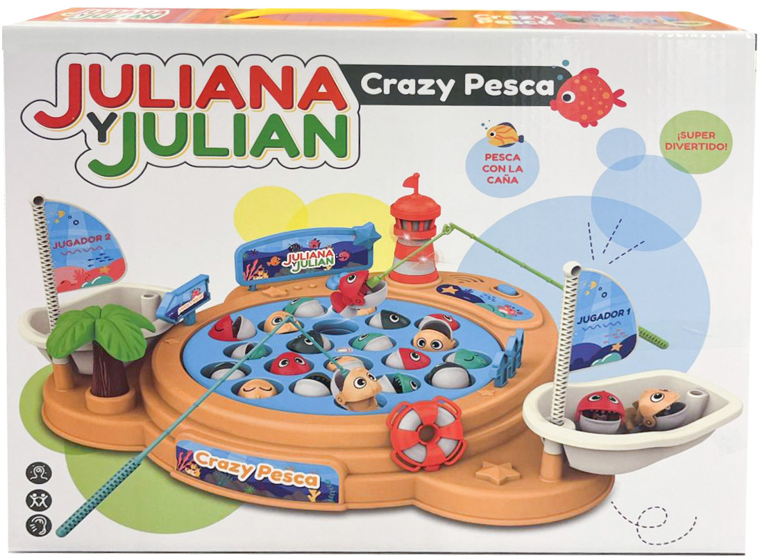 JULIANA Y JULIÁN CRAZY PESCA