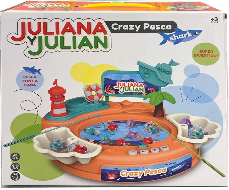 JULIANA Y JULIÁN CRAZY PESCA SHARK