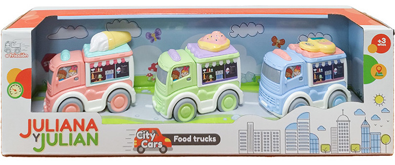 JULIANA Y JULIÁN CITY CARS FOOD TRUCK X3