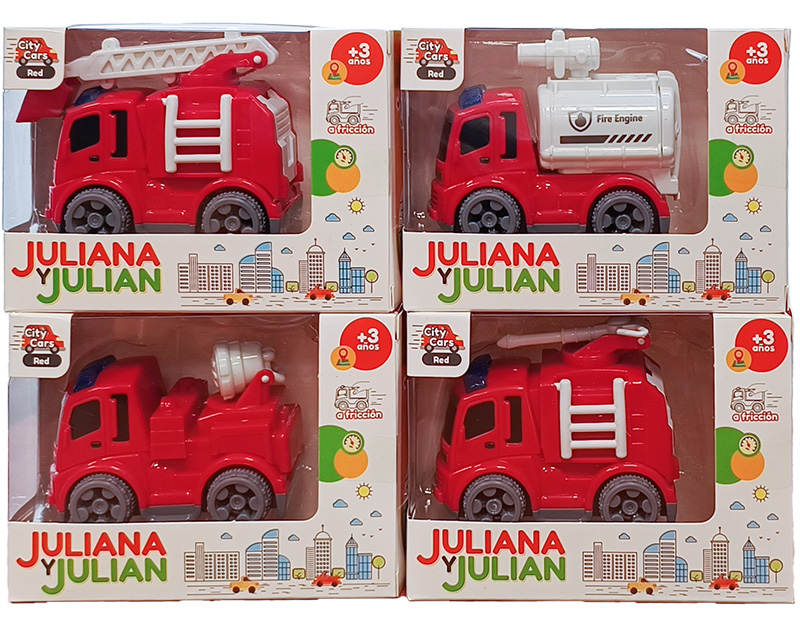 JULIANA Y JULIÁN CITY CARS RED X1